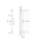 saliscendi-rillo-sl5r422t5cr-in-ottone-completo-di-doccia-iris3-portasapone-e-flessibile-serie-sphera