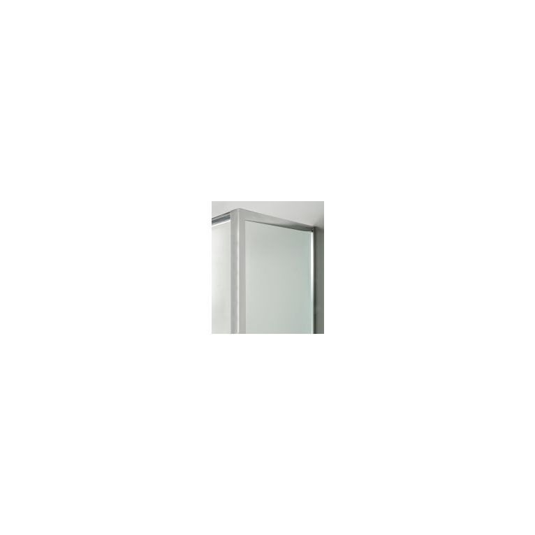 box doccia 3 lati porta scorrevole 85x85x85 cm opaco