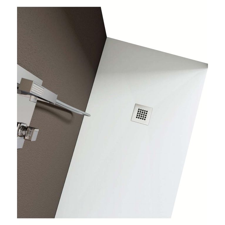 piatto doccia rettangolare in luxolid 70x90 cm - rocky solid classic 