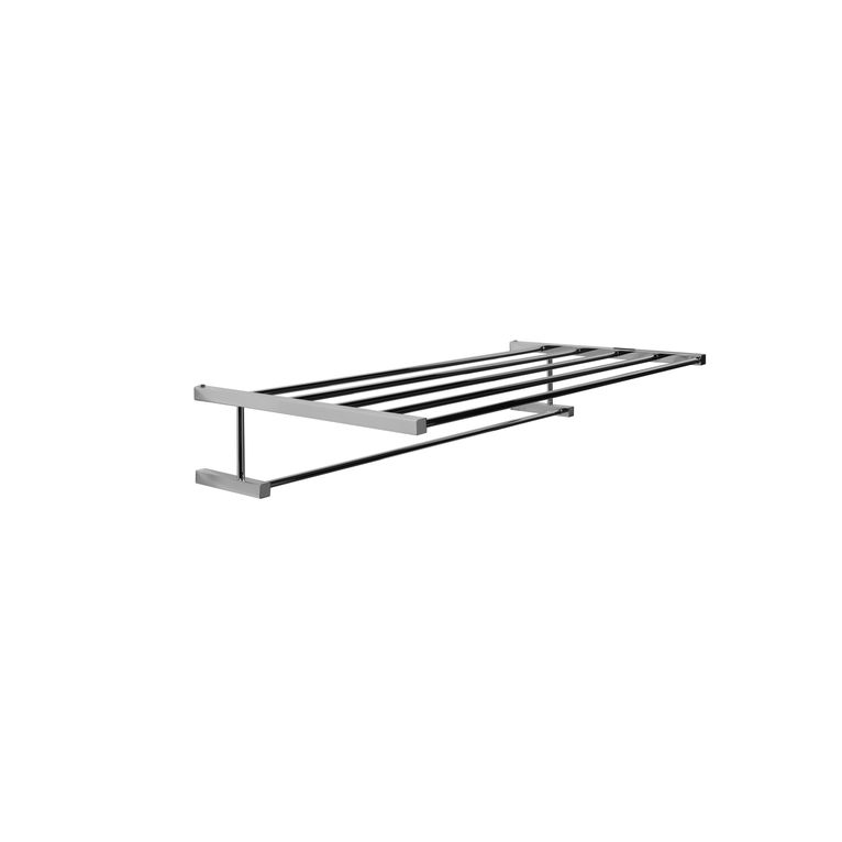 rack porta asciugamani in ottone cromato art. cubic 20.10 serie la progetto