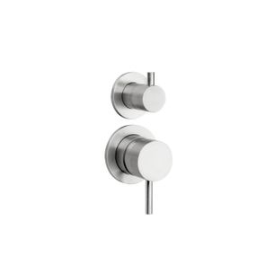 MISCELATORE MONOCOMANDO INCASSO DOCCIA CON DEVIATORE A 2 USCITE INOX 316 IX41