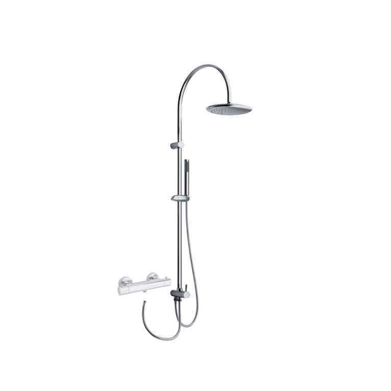 colonna doccia cl2125nc3cr in ottone serie sphera