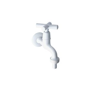 RUBINETTO CON PORTAGOMMA BIANCO OPACO - VK DESIGN