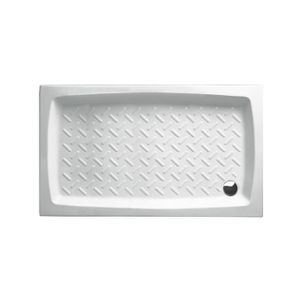 PIATTO DOCCIA RETTANGOLARE IN CERAMICA 80X140 CM ALTEZZA 11 CM