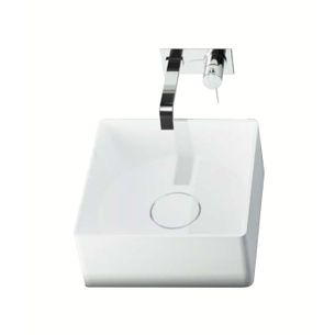 LAVABO D'APPOGGIO IN LUXOLID 42X42 CM - Q-CIRCLE