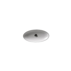 LAVABO D'APPOGGIO O SOTTOPIANO TONDO SENZA PIANO RUBINETTERIA 50X32 AXA - H10