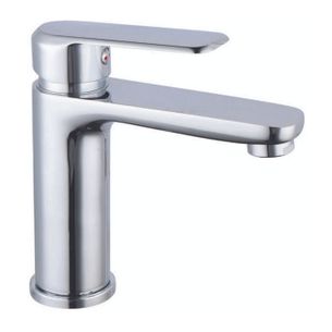 MISCELATORE  LAVABO CROMATO CON PILETTA POP UP 1" 1/4 E FLESSIBILI SERIE HH