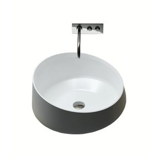 LAVABO D'APPOGGIO A LIBERA INSTALLAZIONE IN SOLID SURFACE Ø 42.4 CM - MARECHIARO