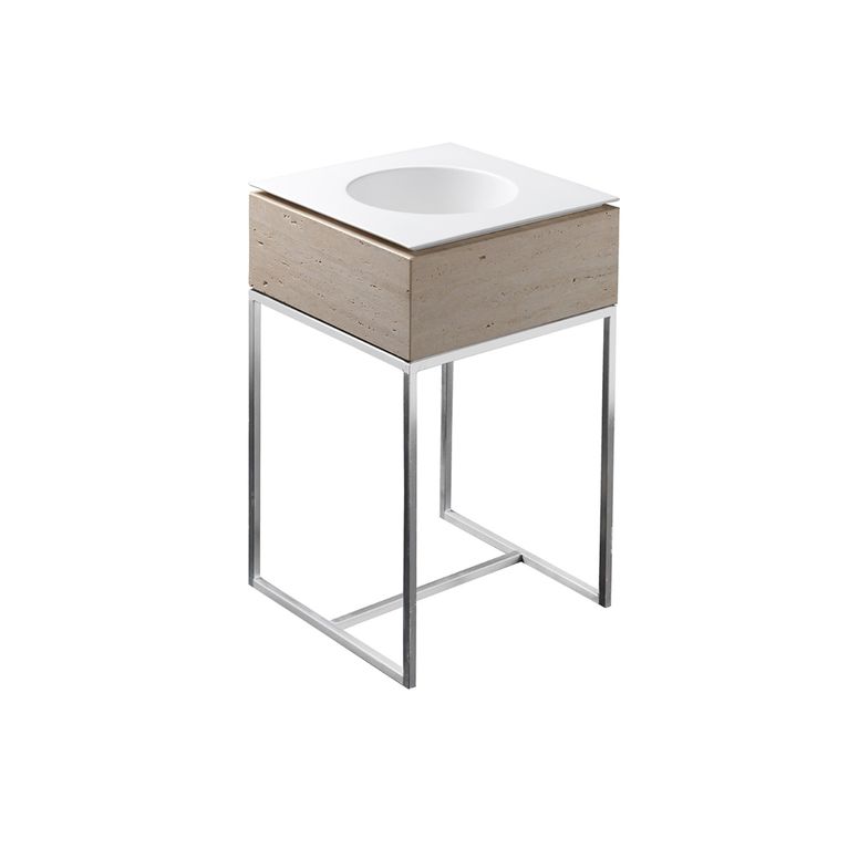 struttura 100x48 in ottone spazzolato axa - skyland