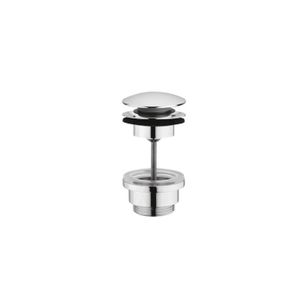 SCARICO CLICK-CLACK IN OTTONE,REGOLABILE CON TAPPO TONDO