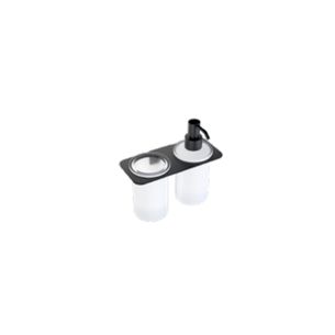 PORTABICCHIERE E DISPENSER A PARETE IN ACCIAIO INOX ART. XO 2.17 SERIE LA PROGETTO X-TRA