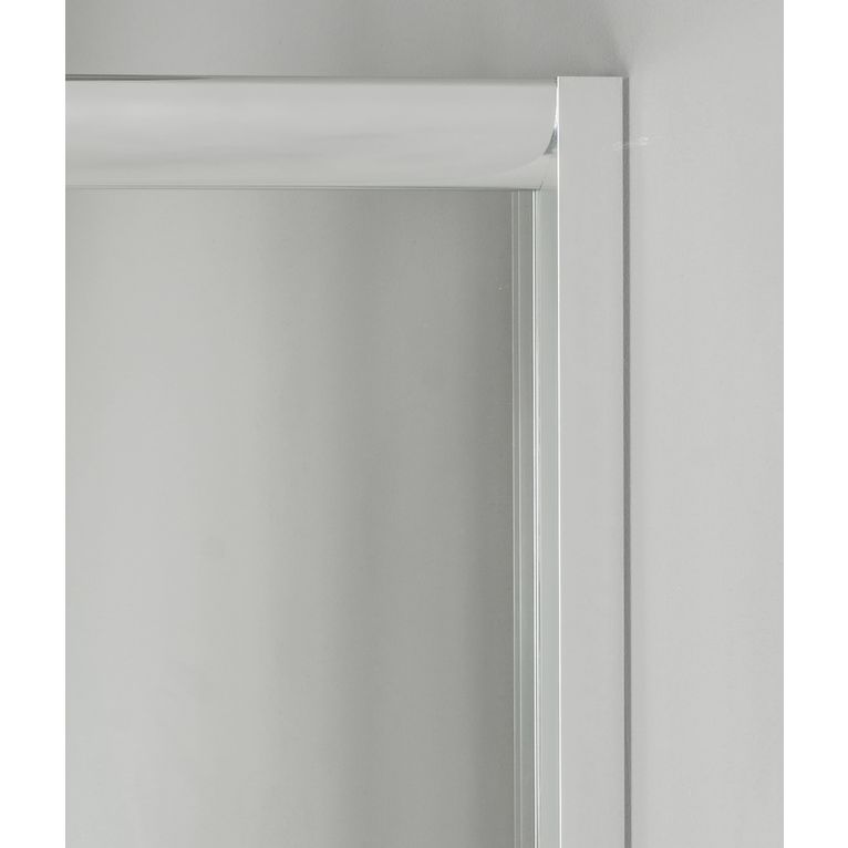 box doccia 3 lati porta scorrevole 85x100x85 cm opaco