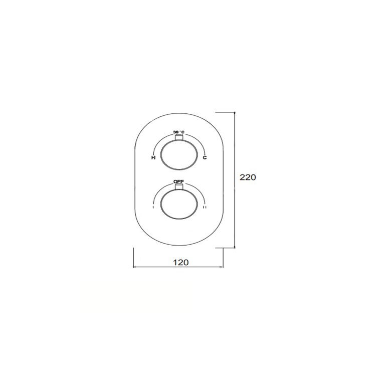 miscelatore tm2vt in ottone termostatico doccia incasso serie sphera