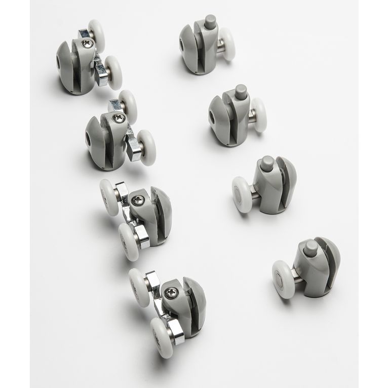 box doccia 75x85x75 cm 3 lati porta scorrevole trasparente