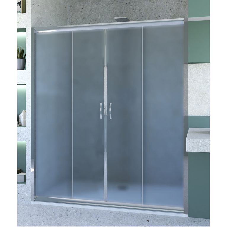 porta doccia scorrevole 180 cm opaco serie n