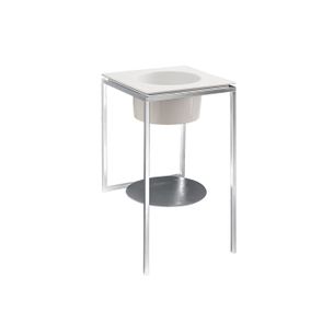 STRUTTURA 48x48 TERRA/SOSPESA IN ACCIAIO SPAZZOLATO AXA - SKYLAND