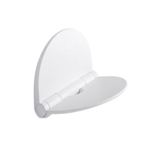 SEGGIOLINO RIBALTABILE ABS BIANCO SERIE BAGNO HOTEL CAPANNOLI
