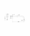 braccio-doccia-bd6052-in-ottone-serie-sphera