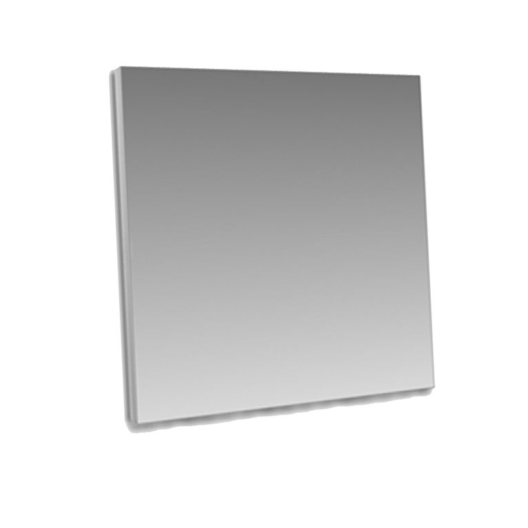 specchiera filo lucido 60x55.4 cm con telaio perimetrale con bordino rivestito in alluminio