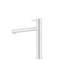 miscelatore-monocomando-lavabo-alto-con-scarico-click-clack-bianco-opaco-minimal-mn21