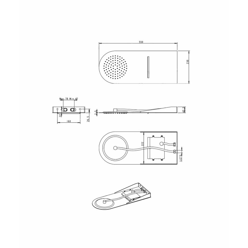 soffione-barcellona-sd2350-in-acciaio-serie-sphera