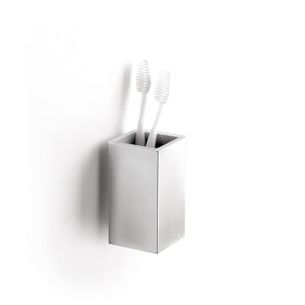 PORTA SPAZZOLINI QUADRATO CROMO SERIE DOT CAPANNOLI