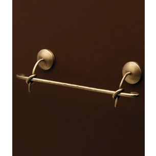 PORTA ASCIUGAMANI BRONZO SATINATO 32,5 CM SERIE RETRO' CAPANNOLI 
