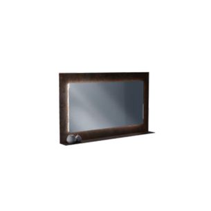 SPECCHIO RETTANGOLARE CON DOPPIA RETROILLUMINAZIONE CON MENSOLA ART. 1072 A SERIE LA PROGETTO X-TRA