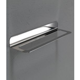 PORTA ASCIUGAMANI ACCIAIO SATINATO 41 CM SERIE CUT CAPANNOLI