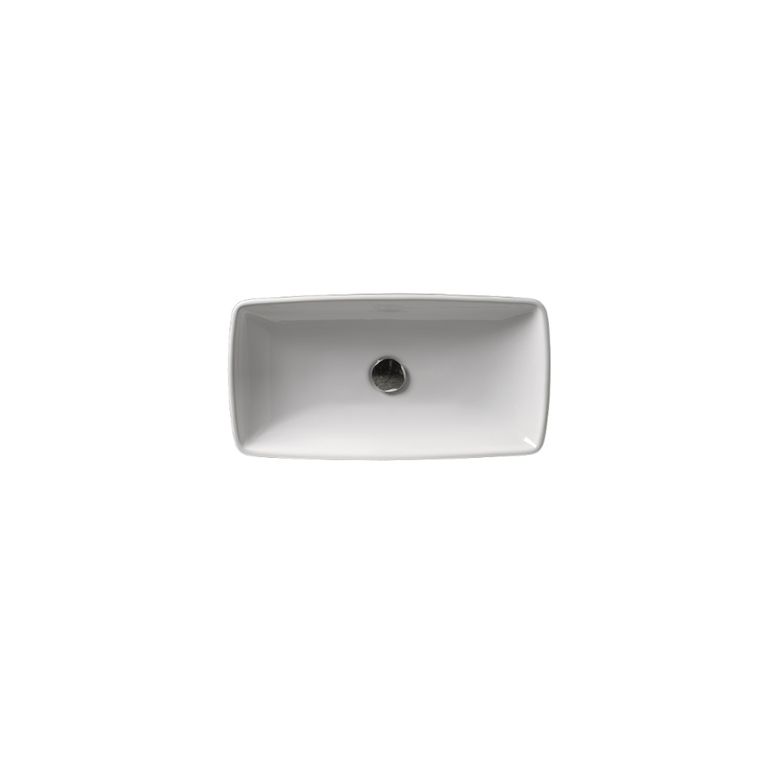 lavabo d'appoggio o sottopiano senza piano rubinetteria 60x32 axa - h10