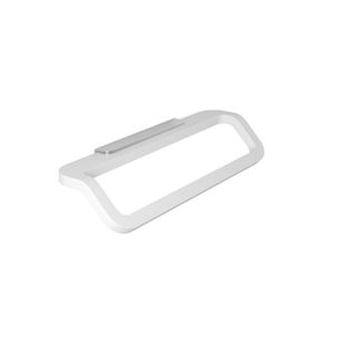 PORTASALVIETTE CM30 IN CORIAN BIANCO ART. BEND 8.34 SERIE LA PROGETTO
