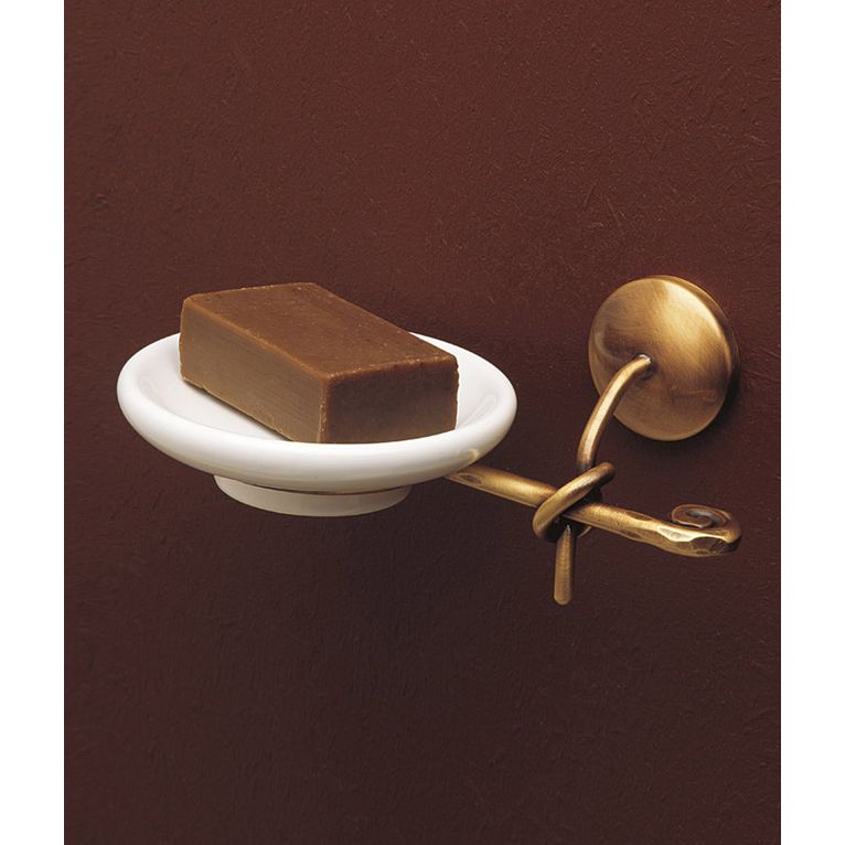 portasapone singolo bronzo satinato serie retro' capannoli