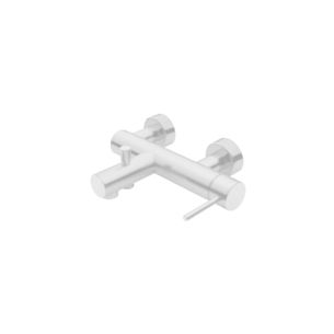 MISCELATORE MONOCOMANDO VASCA MINIMAL BIANCO OPACO MN10 SD SENZA KIT DOCCIA