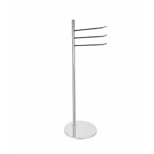 PIANTANA PORTASALVIETTE IN OTTONE CROMATO ART. HOT 30C.10 SERIE LA PROGETTO