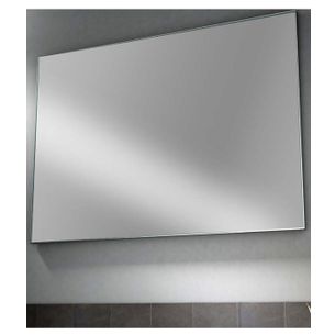 SPECCHIO CON BORDO IN ALLUMINIO SATINATO 120X70 CM ART 1036-E SERIE LA PROGETTO