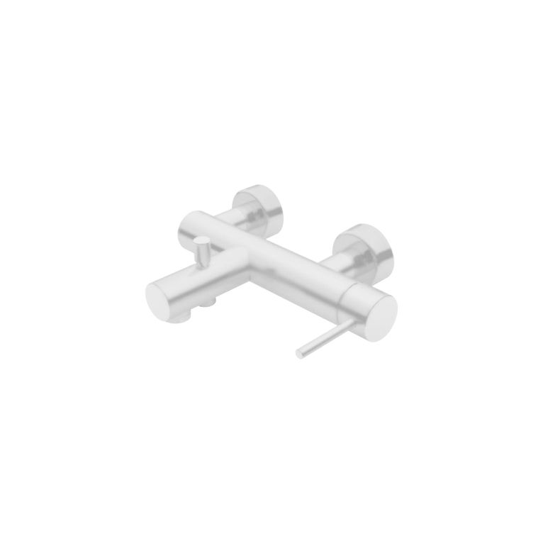 miscelatore monocomando vasca minimal bianco opaco mn10 sd senza kit doccia