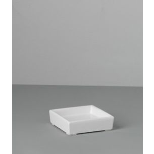 PORTASAPONE DA APPOGGIO CERAMICA BIANCo SERIE CUT CAPANNOLI