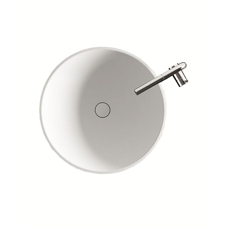 lavabo d'appoggio a libera installazione in luxolid ø 39 cm - choto s