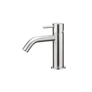 MISCELATORE MONOCOMANDO LAVABO CON SCARICO CLICK-CLACK  INOX 316 IX20