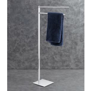 PIANTANA PORTA ASCIUGAMANI A 2 BRACCI CROMO SERIE NOOK CAPANNOLI