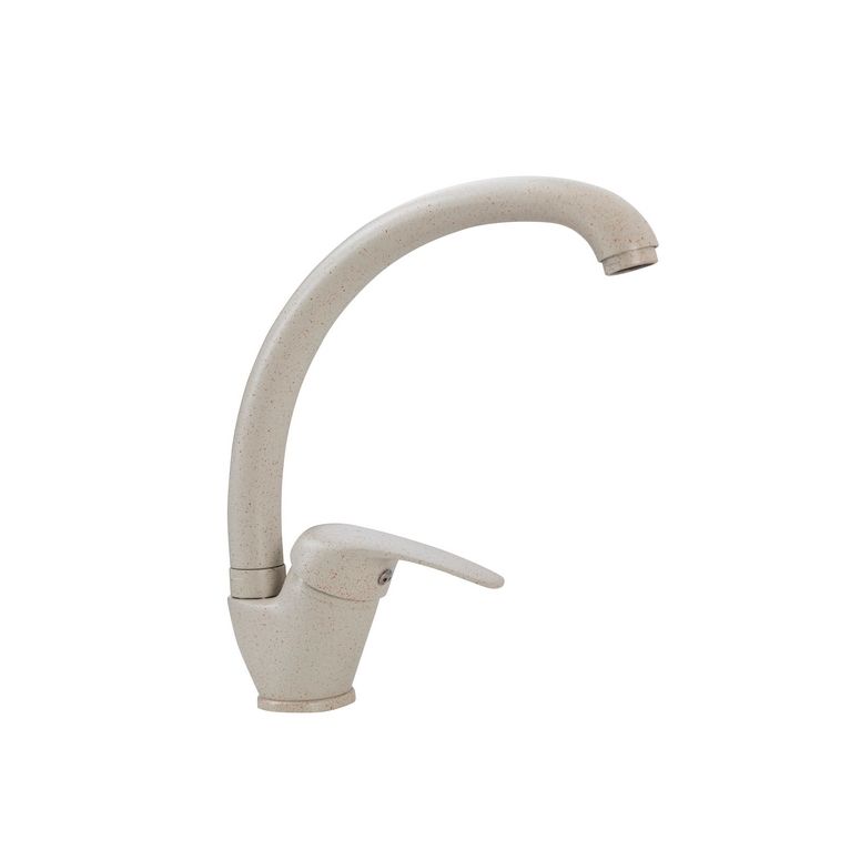 miscelatore lavello laterale avena con canna girevole completo di flessibili serie alice