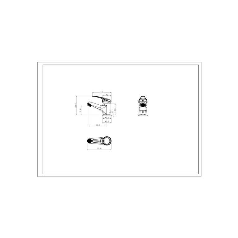 miscelatore monocomando per lavabo cromato con piletta pop up 1" 1/4 e flessibili serie alice