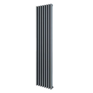 TERMOARREDO IN ALLUMINIO 1800X280 MM ANTRACITE INTERASSE 280 MM MODELLO PUNTA - LINEA SUPER POWER