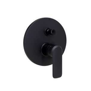MISCELATORE DOCCIA INCASSO 2 VIE NERO OPACO SERIE HH