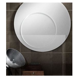 SPECCHIO CON DECORI INCISI ROTONDO 60 CM ART 1058-A SERIE LA PROGETTO