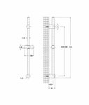 saliscendi-rally-sl5y409t5cr-in-ottone-completo-di-doccia-topazio-portasapone-e-flessibile-serie-sphera