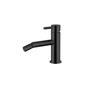 MISCELATORE MONOCOMANDO BIDET CON SCARICO CLICK-CLACK NERO OPACO MINIMAL MN30