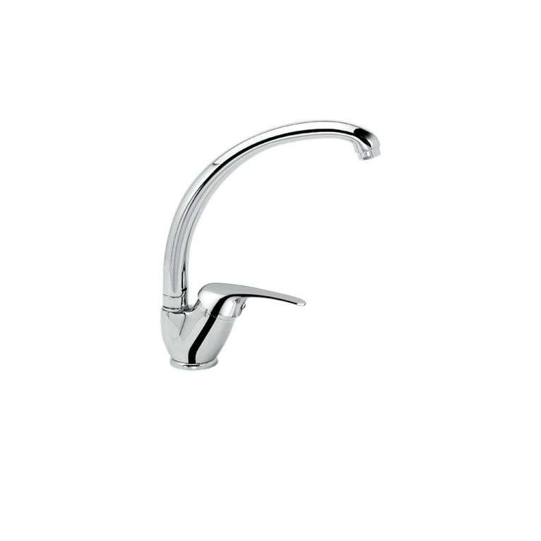 miscelatore monocomando cucina canna alta curva start st70 cac