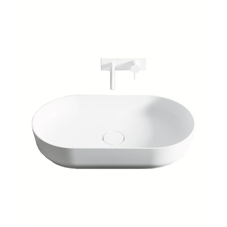 lavabo d'appoggio in luxolid 70x42 cm - horizon big