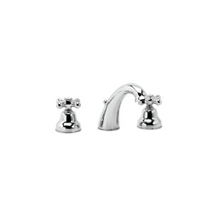 BATTERIA PER LAVABO A TRE FORI BOCCA FUSA KISS KS20 BF
